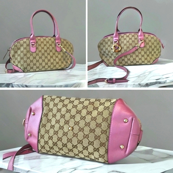 GORGEOUS RARE Authentic Gucci Pink Satchel - Picture 3 of 15